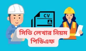 সিভি লেখার নিয়ম pdf